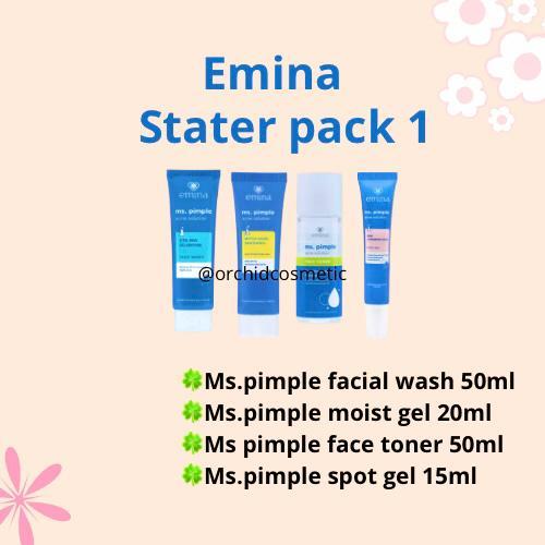 Emina Paket Ms.Pimple Paket Hemat / Emina Paket Murah / Emina Paket Anti Jerawat