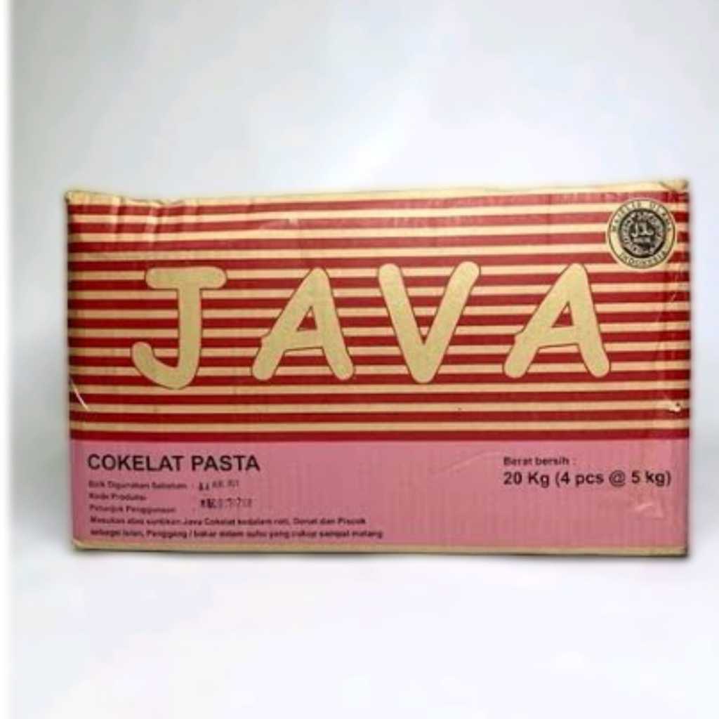 

( Khusus Instan ) Selai Coklat Java choco / Filling Cokelat JAVA Coco Pasta coklat Donat/Kue Roti@20kg (1dus 4pack x 5kg)