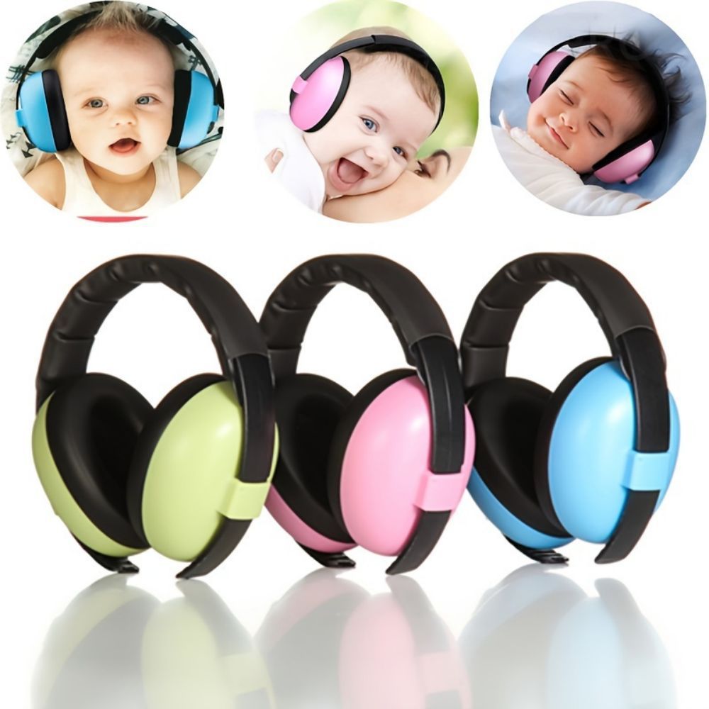 Earmuff Penutup Telinga Anak Bayi Dewasa Pompurin Anti Bising Tekanan Udara Untuk Tidur Pesawat