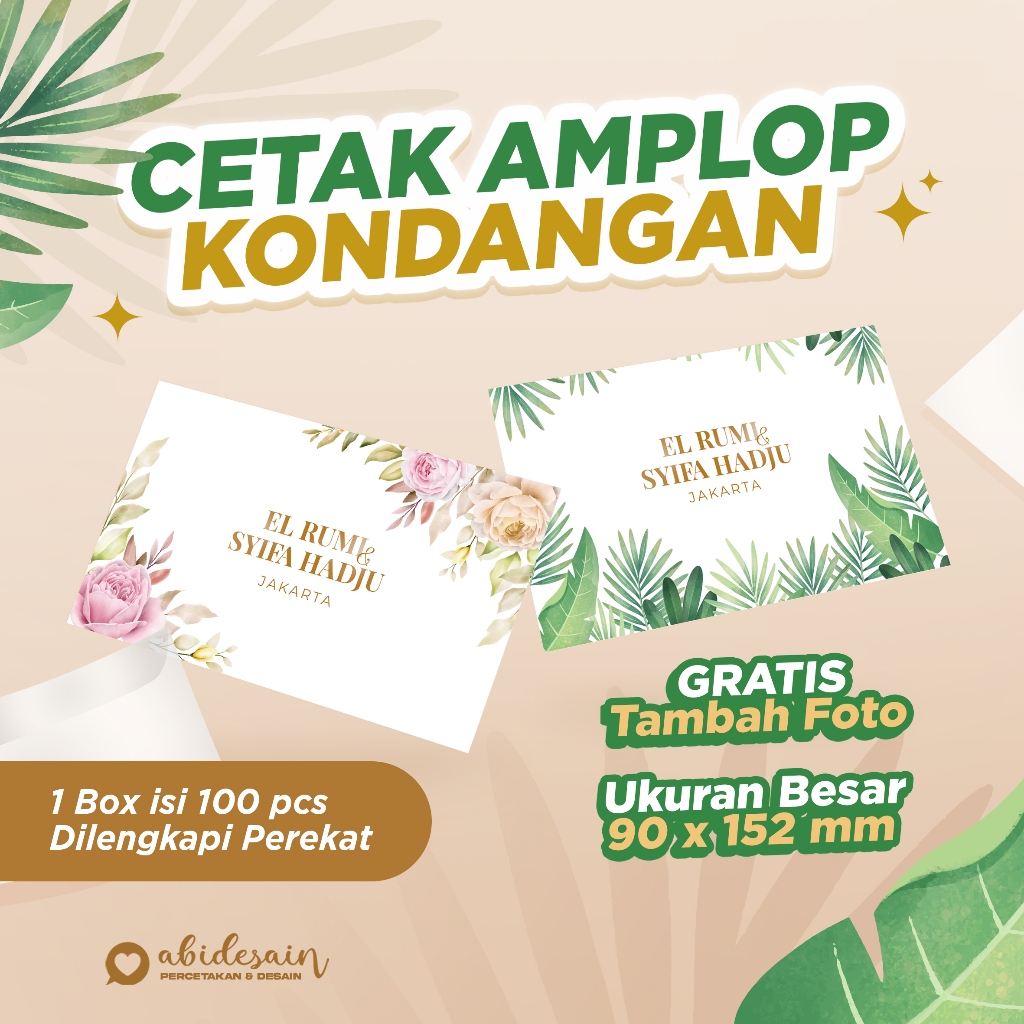 

Cetak Amplop - amplop kondangan - buwuh - sumbangan - amplop zakat - infaq - sodaqoh