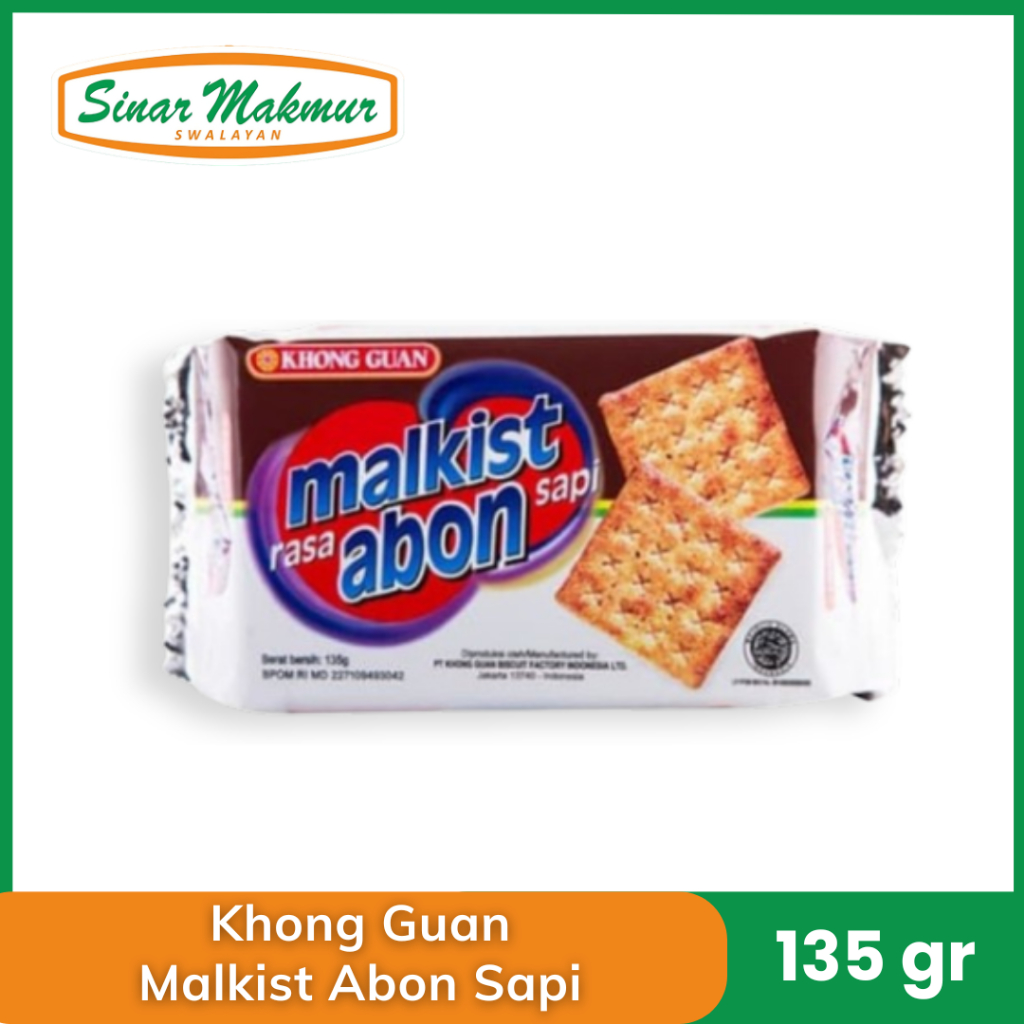 

Khong Guan Malkist Rasa Abon Sapi 135 gr