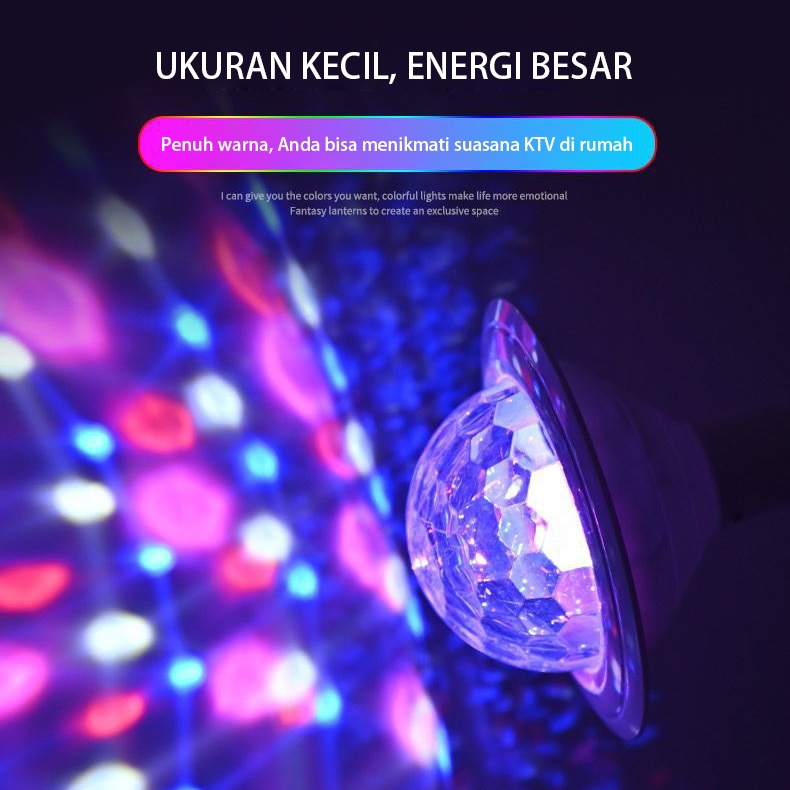 Lampu Suasana Hati Berwarna-warni, Lampu Pesta Ulang Tahun Isi Ulang, Lampu KTV, Lampu RGB