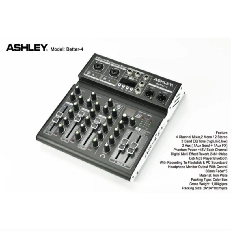Mixer Ashley 4ch “Better 4”