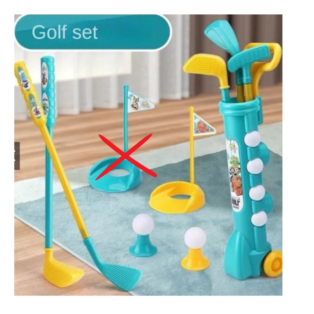 GrosirmainanJKT - GOLF PLAY SET / mainan edukasi anak golf play set / mainan stick golf set