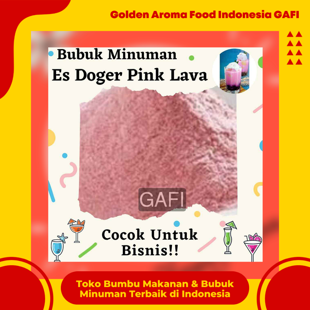 

Bubuk Minuman Es Doger Pink Lava 1 Kg Serbuk Minuman Rasa Pink Lava Powder 1Kg Enak Murah Kekinian