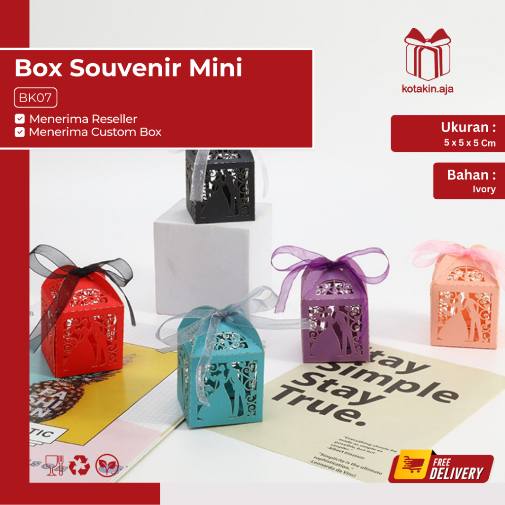 

Kotak Souvenir / Kotak Sangjit / Box Hampers / Kotak Souvenir Wedding I BK07