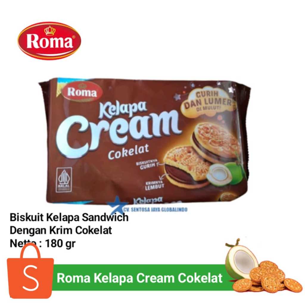 

ROMA KELAPA CREAM COKLAT 189 GR