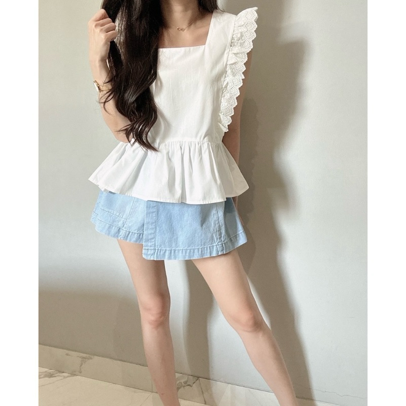 Kode: 4201 (Likaa set) / Setelan Wanita / Pakaian Wanita / Setelan Katun Denim Wanita/NEW PRODUK DAR