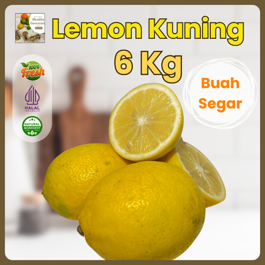 

Lemon California Lokal 6 KG / FRESH / Untuk Diet / Kualitas Terbaik