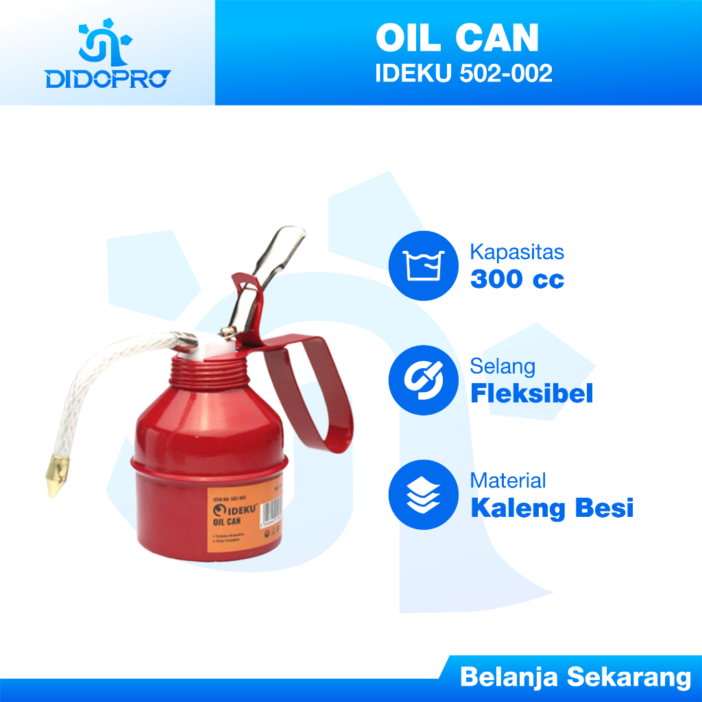 OLI CAN KALENG 300 CC / OIL CAN / KALENG OLI / KECRUTAN OLI / BOTOL POMPA SEMPROT OLI / GUN OIL / SE