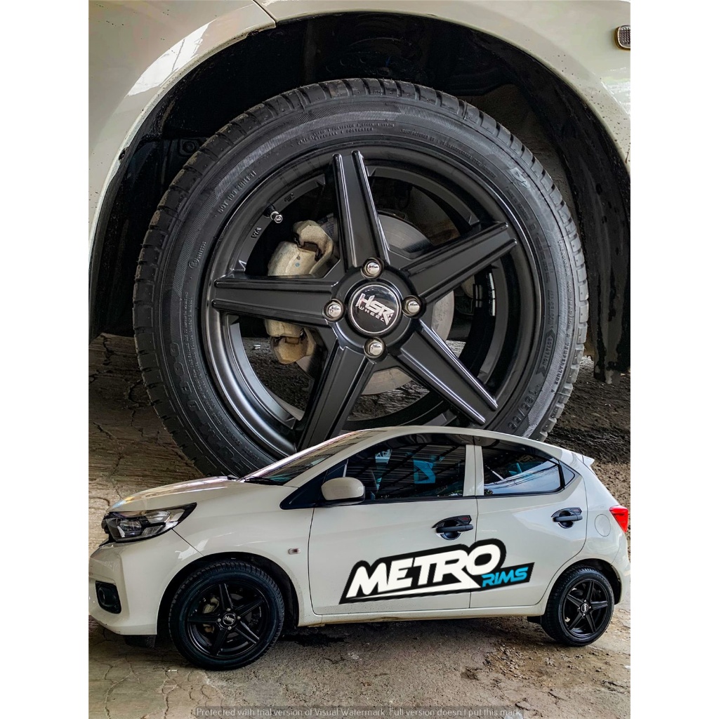 PAKET VELG PLUS BAN UNTUK MOBIL BRIO USE VELG HSR EMISION RING 15 PLUS BAN FORCEUM 185 55 R15 D800