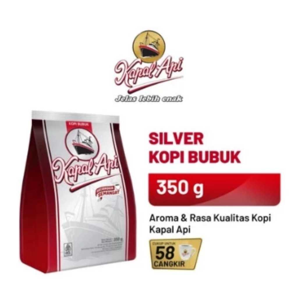 

Kapal API Silver Kopi Bubuk 350g