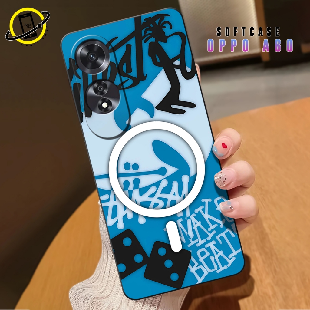 Orbit - Softcase Untuk OPPO A60 Terbaru - Motif Desain Premium 2025 - Case Protect Camera - Case Hp 