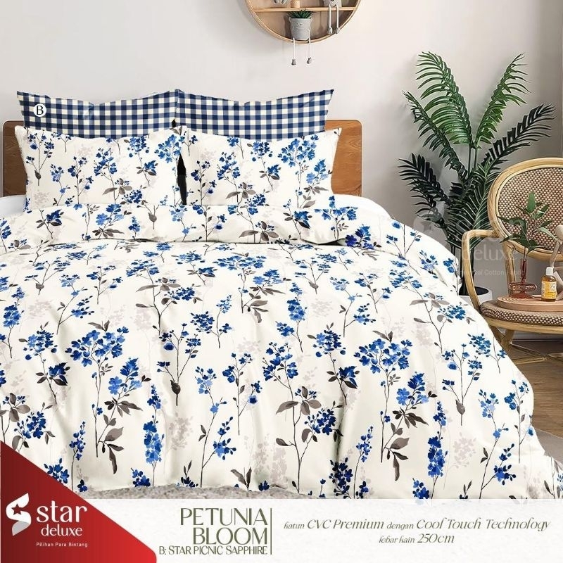 BEDCOVER SET - BEDCOVER KATUN STAR - BEDCOVER HOMEMADE - ISTANA SPREI DEPOK