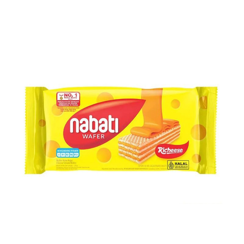 

Nabati Richeese Wafer Krim Keju 110g