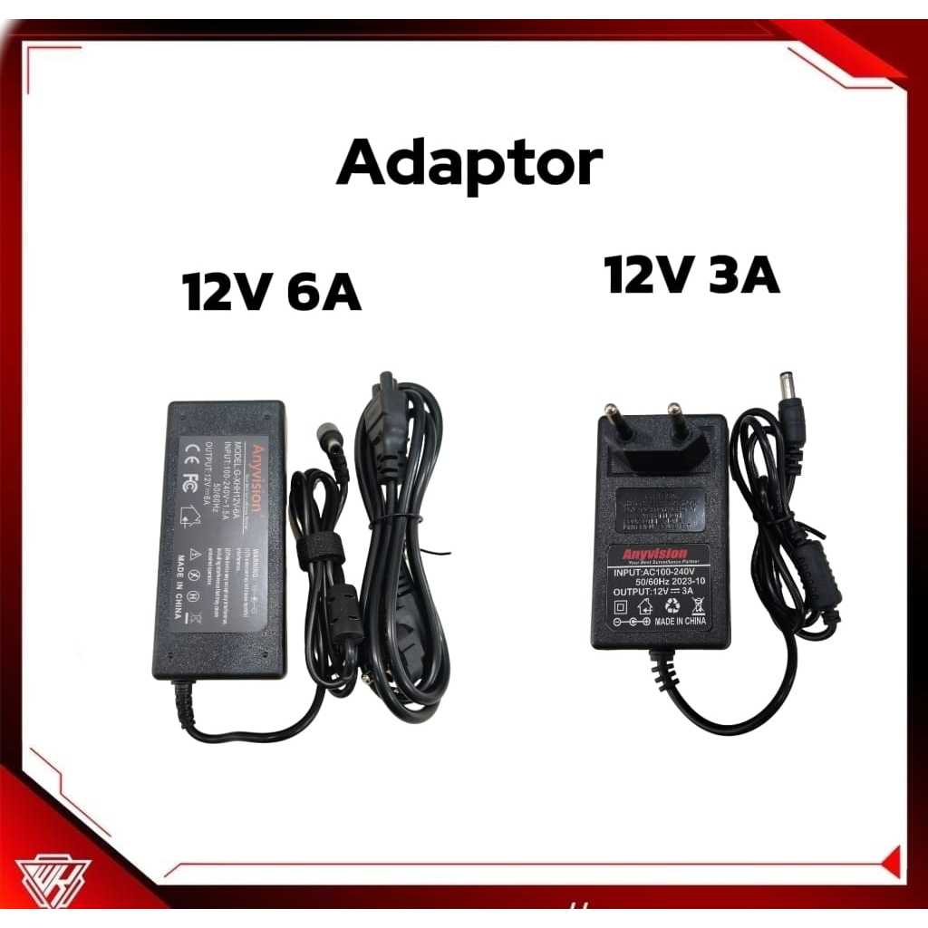 Adaptor 12V 6A / 12V 3A