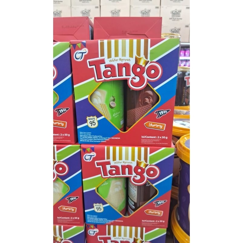 

Tango wafer Route 95 (2x50gr) cokelat dan kelapa