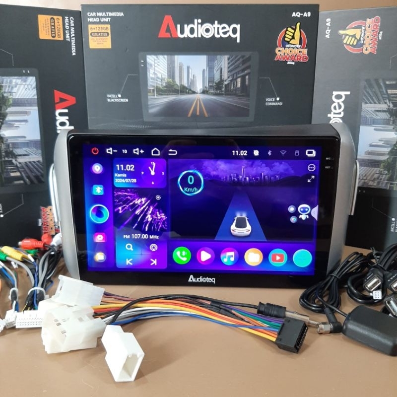 HEAD UNIT ANDROID INNOVA REBORN RAM 6/128 GB ANDROID AUDIOTEQ INCELL BLACK SCREEN INNOVA REBORN