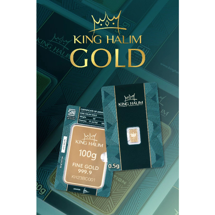 LOGAM MULIA EMAS KING HALIM CROWN 5GR - KING HALIM GOLD