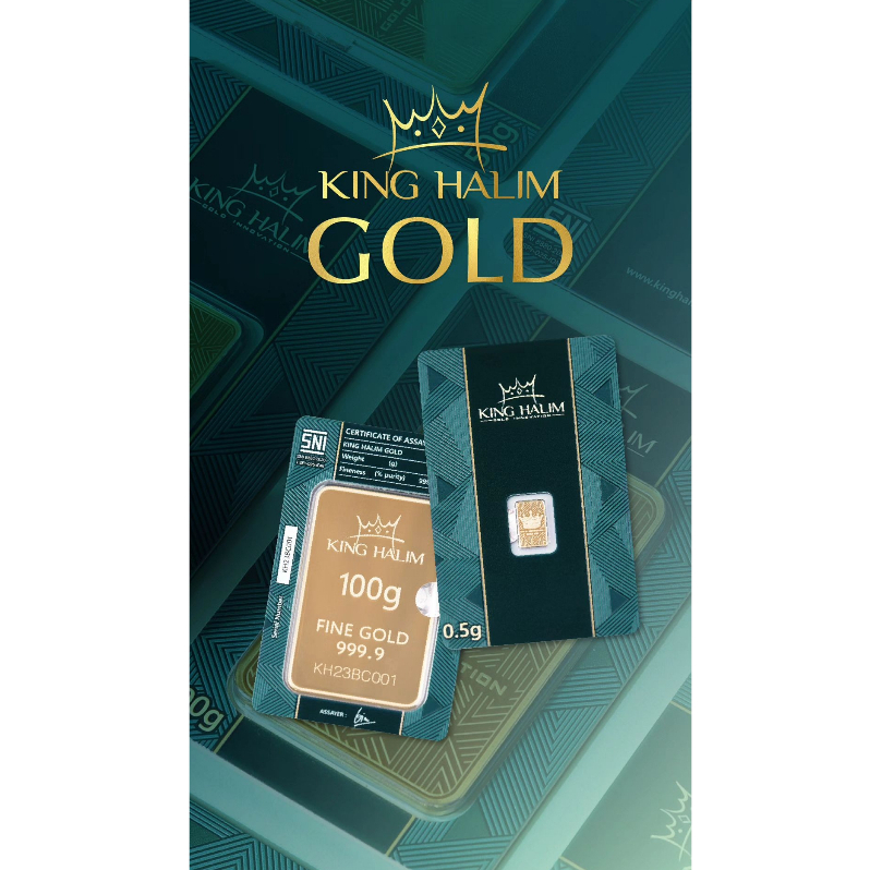 LOGAM MULIA EMAS KING HALIM CROWN 1GR - KING HALIM GOLD