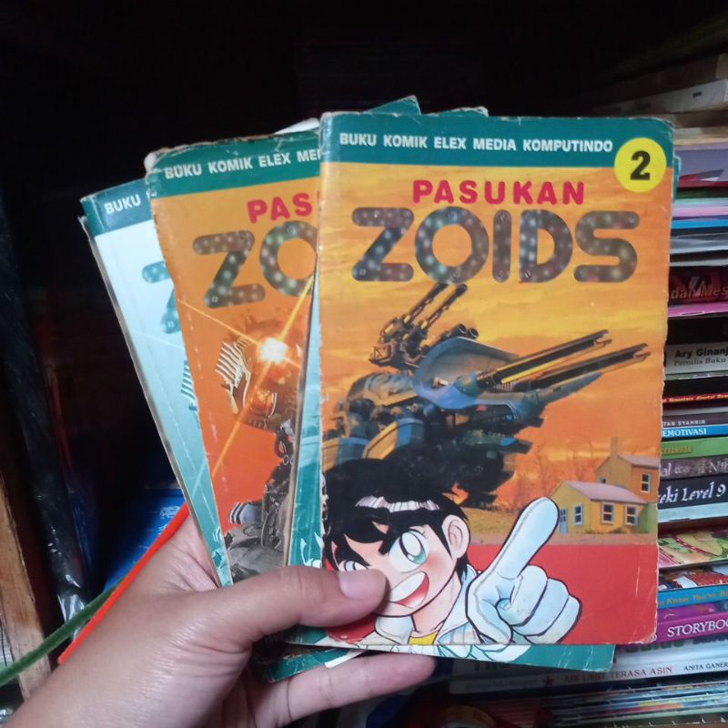 komik lawas PASUKAN ZOIDS 1-2 oleh TAKAO AOKI