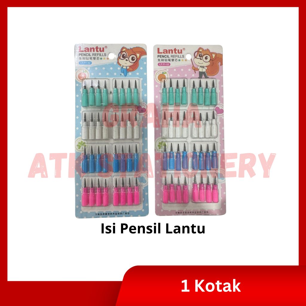 

[1 Set] Isi Pensil Lantu / Isi Refill / Isi Ulang Pensil Bensia Susun Sambung Bongkar Pasang Lantu