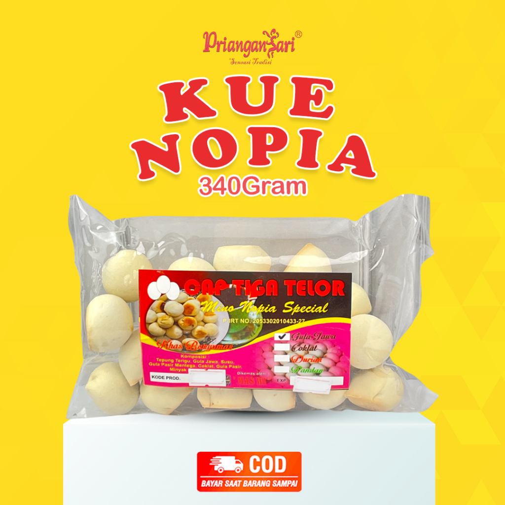 

Kue Nopia Cemilan Manis 340 Gram