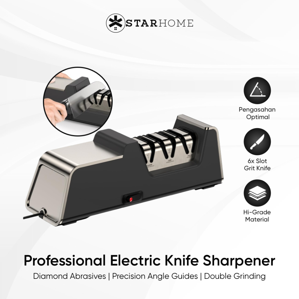 Asahan Pisau Elektrik Pengasah Pisau Listrik Electric Knife Sharpener SJ2203M