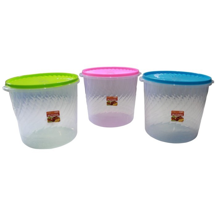Mutiara Kmp Toples Plastik 5 Liter/Toples Peyek Plastik 5 Liter