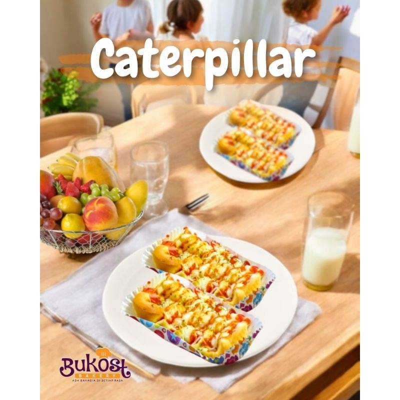 

Roti Caterpillar/Roti Toping Sosis