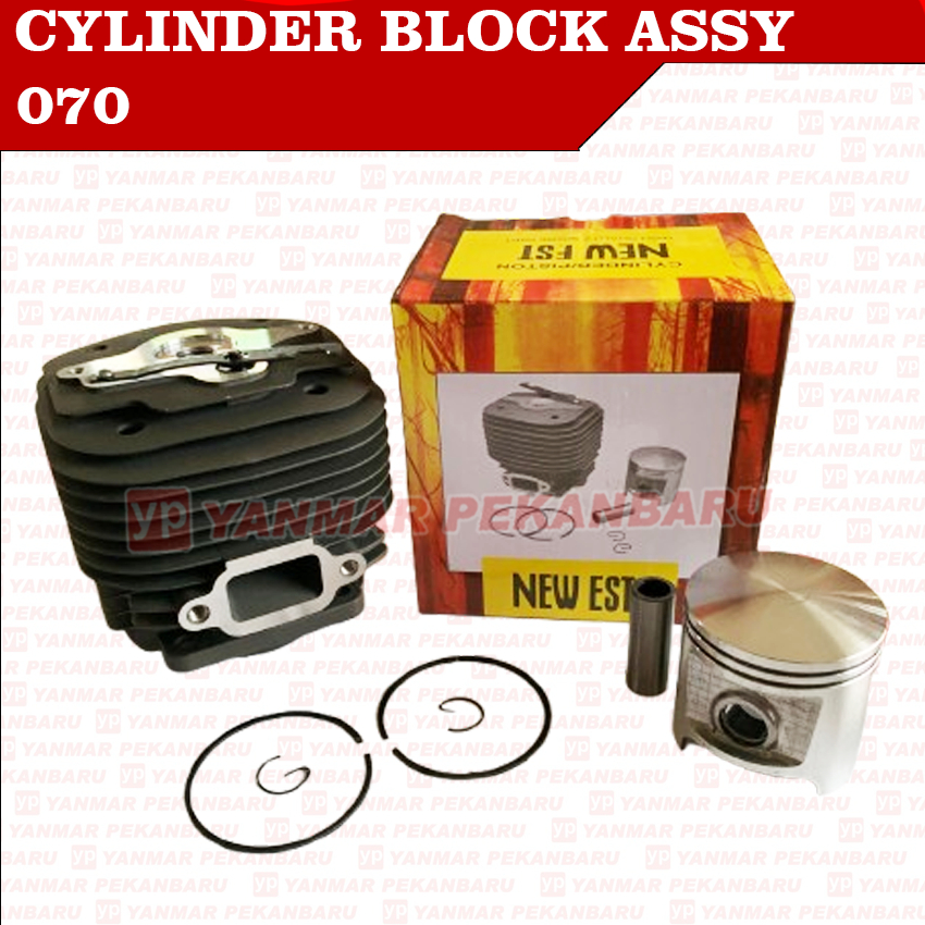 070 Cylinder Block Blok Komplit Mesin Chainsaw Senso Sinso Besar