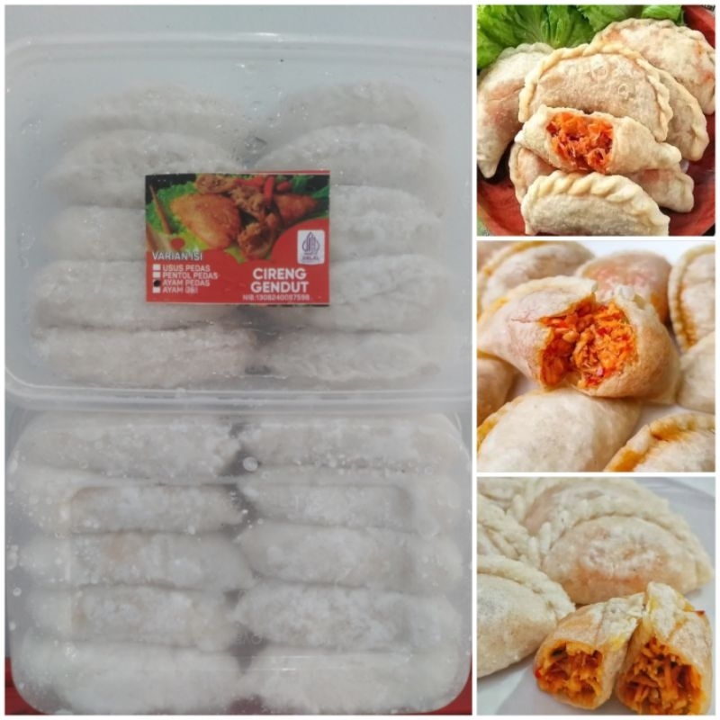 

Cireng Gendut Isi Ayam Suwir Pedas / Cireng Isi Ayam Pedas Frozen | Isi 10 biji