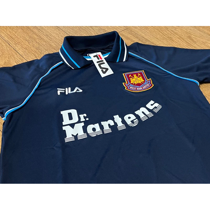 Jersey Retro Vintage Classic Westham Third Navy Blue 99 Dr Martens
