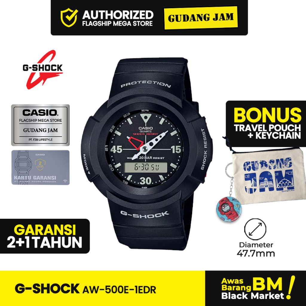 Jam Tangan G-Shock AW-500E-1EDR AW-500E AW-500 AW500E AW 500E