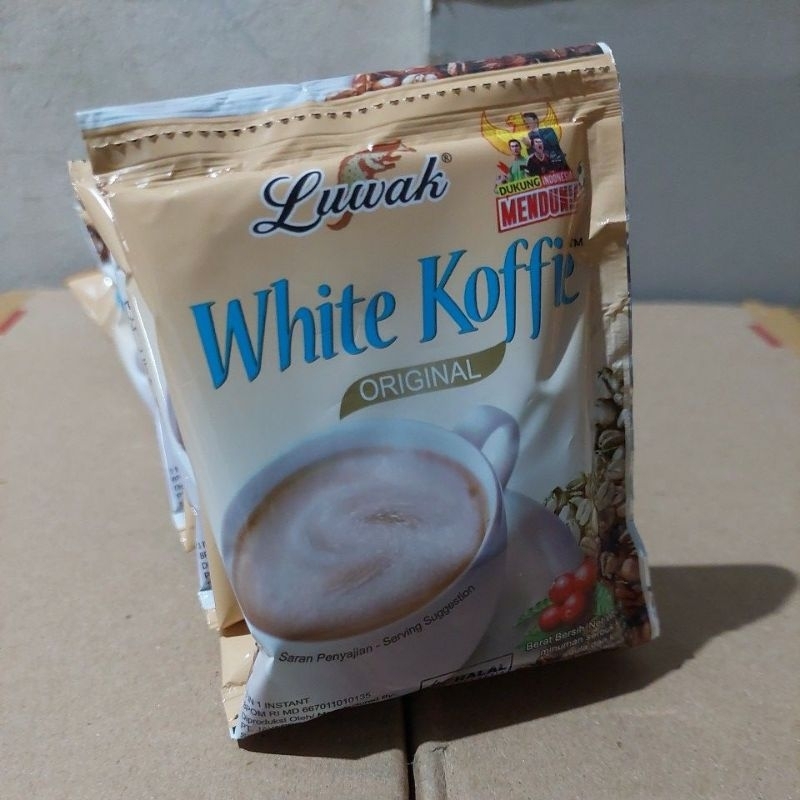 

Luwak White Koffie Original 20g Renceng isi 10 sachet