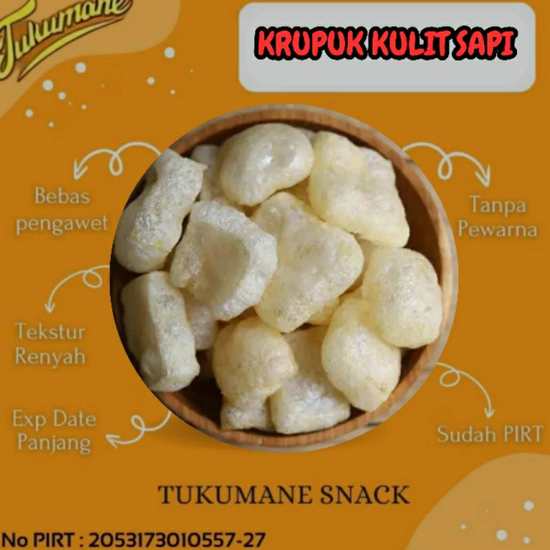 

krupuk kulit sapi gurih asin 60gram