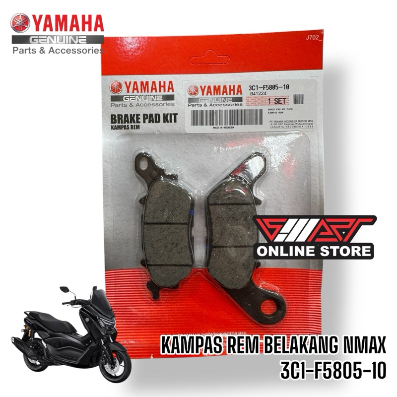 KAMPAS REM NMAX BELAKANG ORIGINAL 3C1-F5805-10