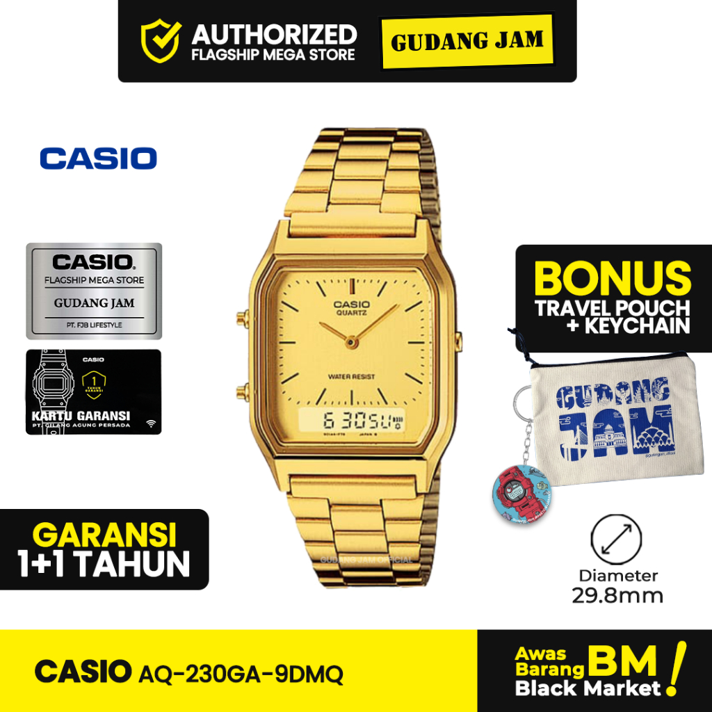 Jam Tangan Casio General AQ-230GA-9DMQ AQ-230GA AQ-230 AQ230GA AQ230