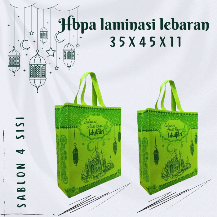 

Tas Goodiebag Idul fitri NEW 35x40x12 ( 1 Pack 12pcs ) Tas Hampres