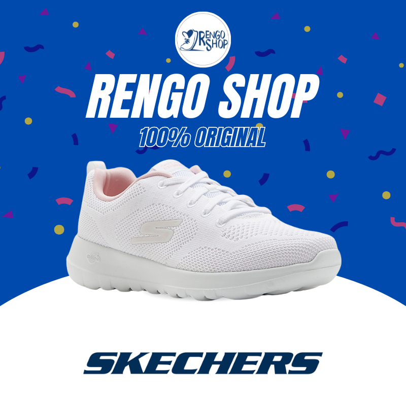 [Ori] Sepatu Sneakers Wanita Skechers Go Walk Joy 124640/WPK