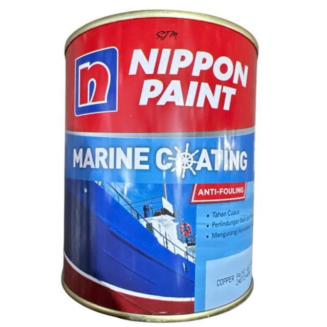 NIPPON Marine Coating / Cat Anti Fouling / Cat Kapal Anti Karat / Copper Paint 1kg