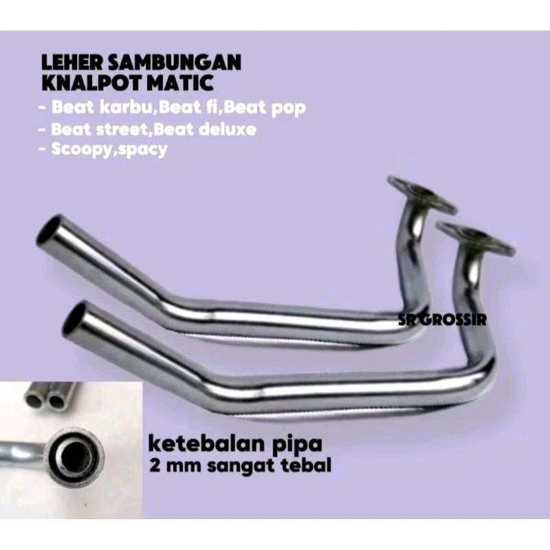 leher knalpot standar  beat scoopy spacy