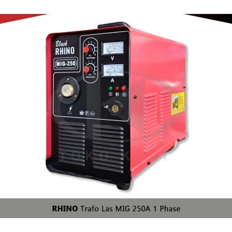 Mesin Las CO2 CO Travo Inverter RHINO MIG 250 1 Phase Mig Welder IGBT Bonus Kawat