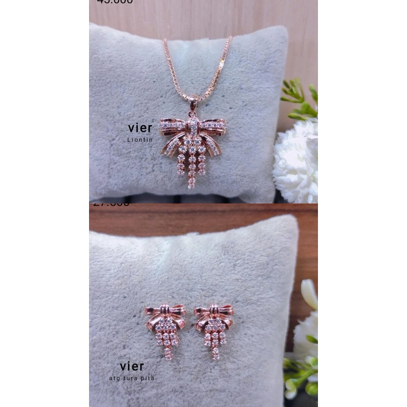 Tura berlian pita replika berlian asli