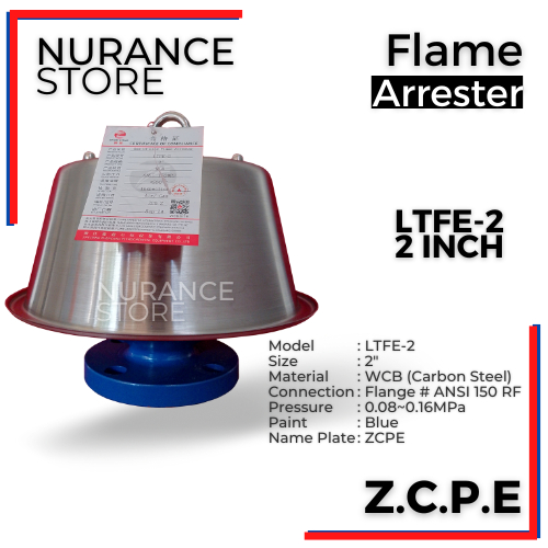 END OF LINE FLAME ARRESTER - LTFE-2 SIZE 2 INCH
