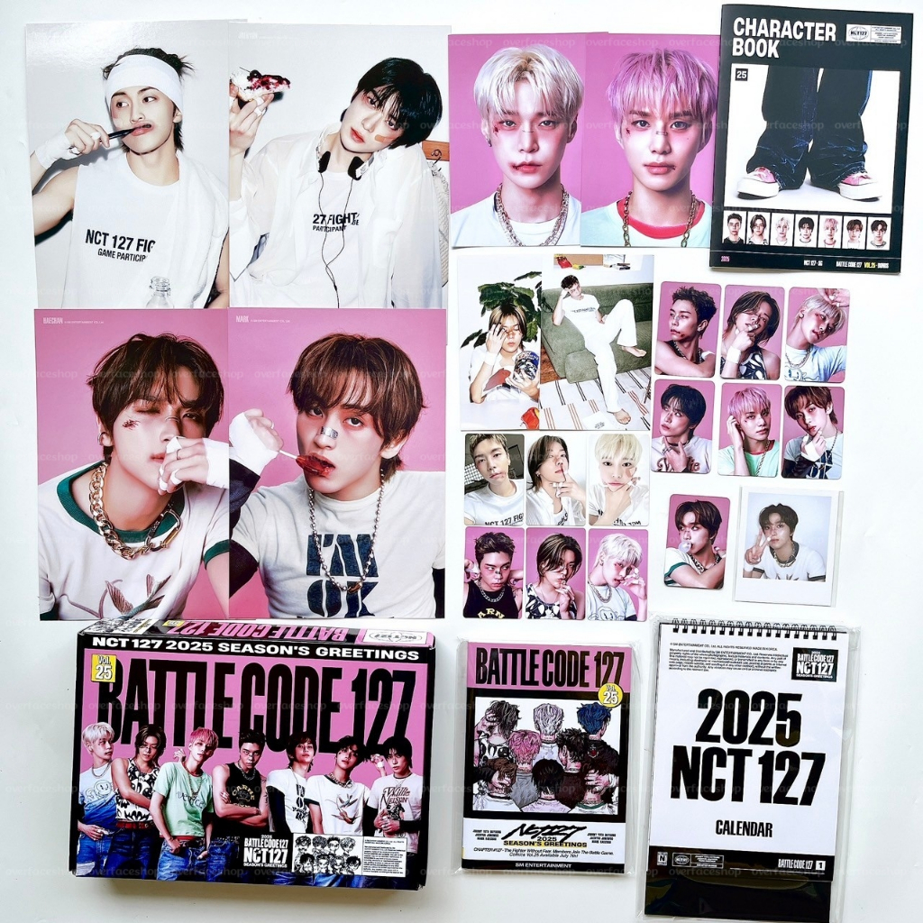 [BISA COD] SHARING NCT 127 season's greetings 2025 Johnny Yuta Doyoung Jaehyun Jungwoo Mark Haechan 