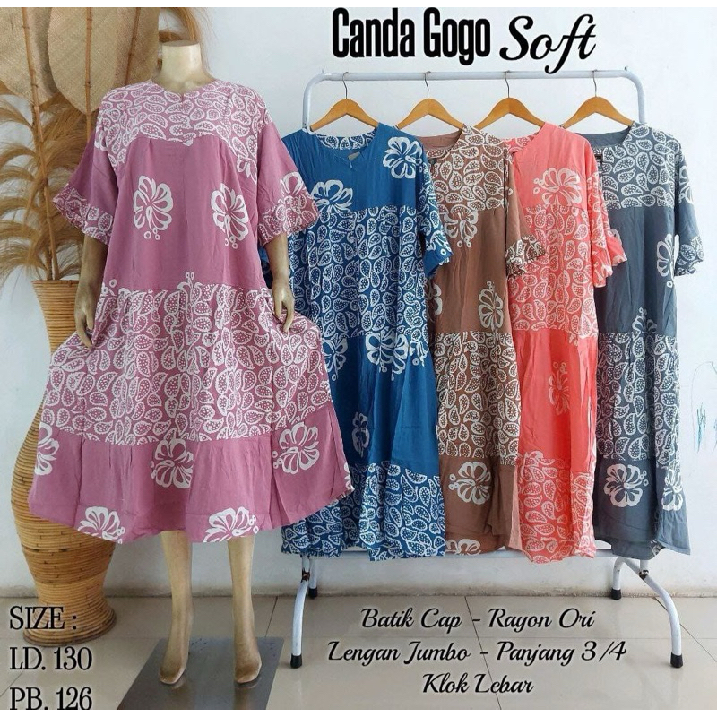 Daster Susun Super Jumbo GoGo Batik Cap