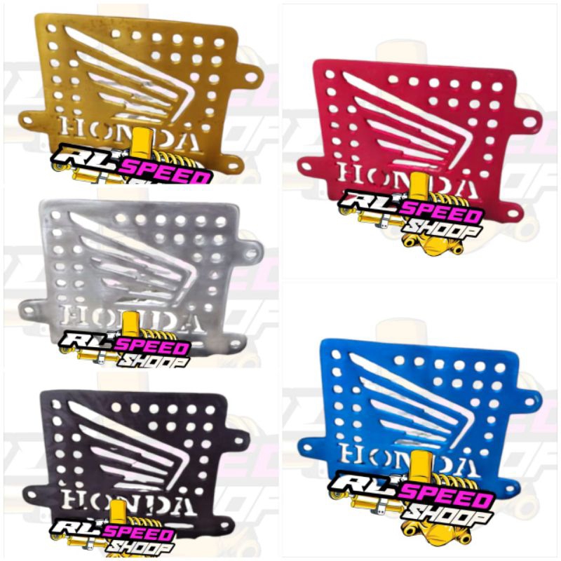 Cover Radiator Hrc Logo Honda Vario 125 150 PCX 150 Adv 150 Tutup Radiator Logo Honda