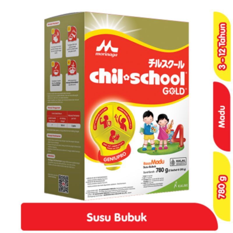 

Morinaga chil-school 4 Susu Bubuk Pertumbuhan Anak 3-12 Tahun Madu 780 g