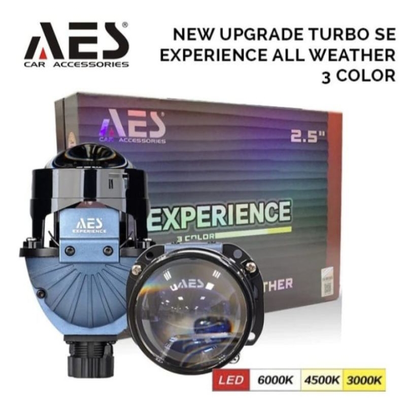 Biled Turbo SE 2,5 Inch AES 3 Warna ALL WEATER - SEPASANG BILED
